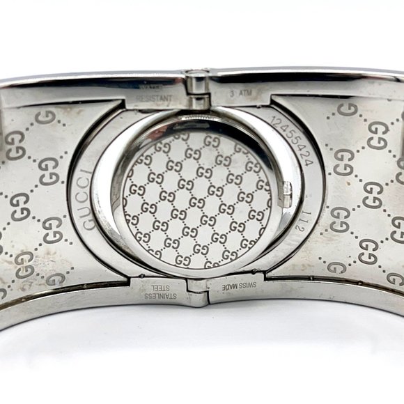 GUCCI Women\'s Stainless Steel Canvas Mother of Pearl 33mm Twirl Quartz Watch main image 4